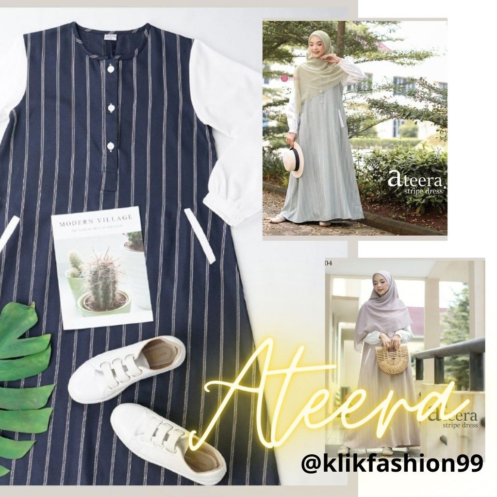 Zizara Gamis Stripe Ateera Dress