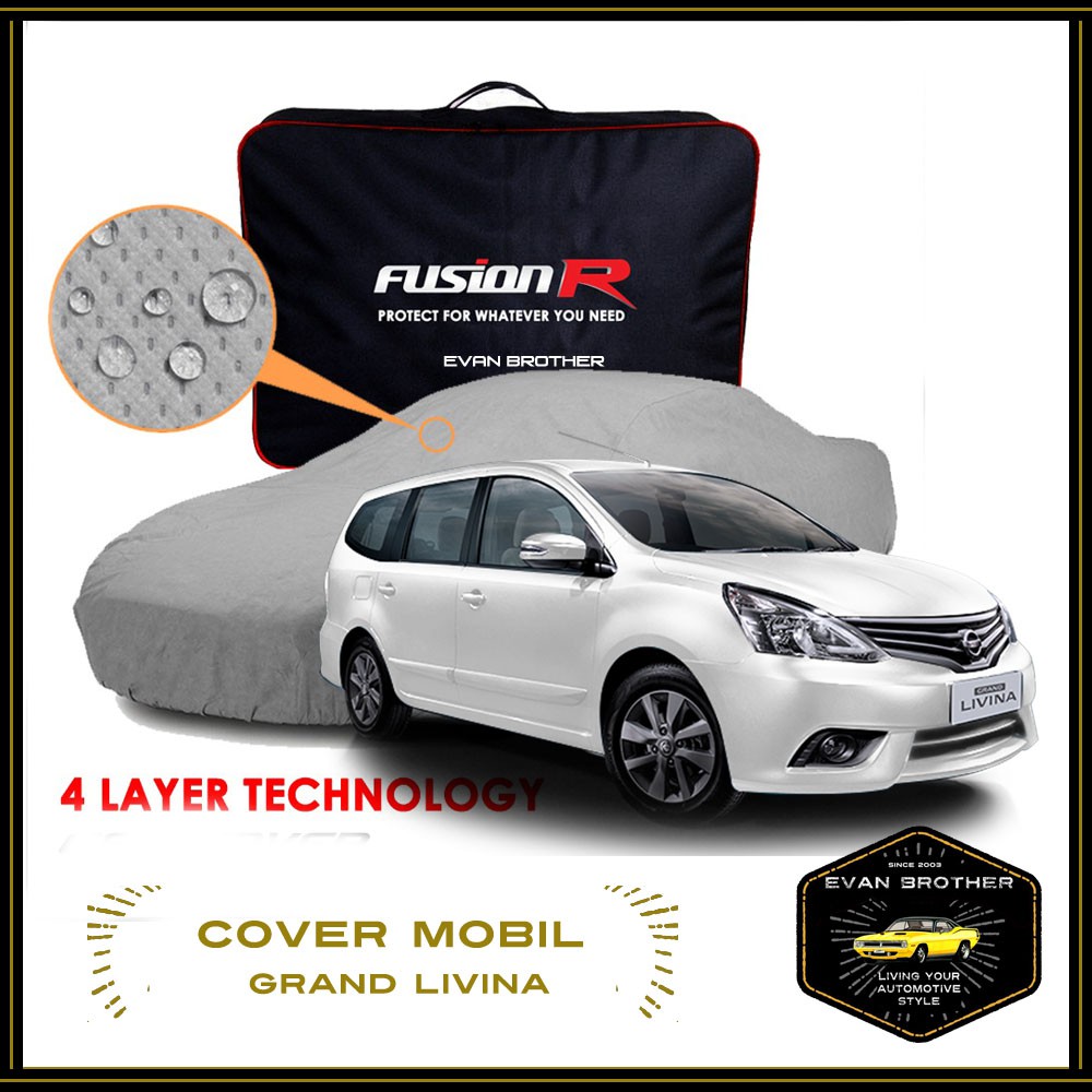 Cover Sarung Mobil GRAND LIVINA Fusion R Multi Waterproof PREMIUM