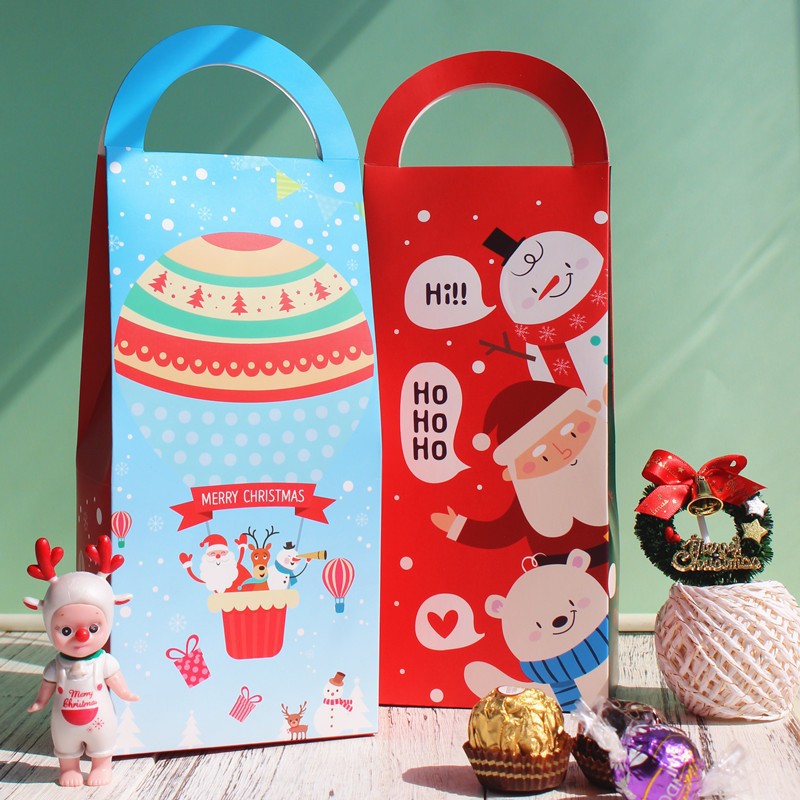 BXLO paperbag box kotak natal christmas bingkisan tempat hadiah kado - HOHO
