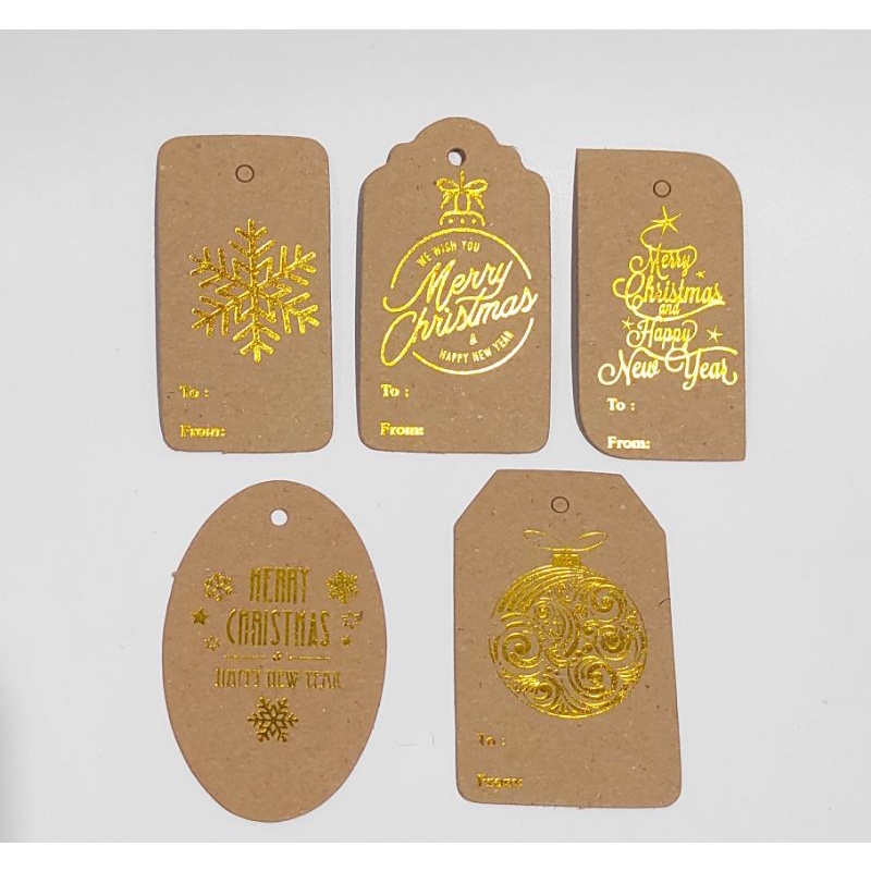 

Hang Tag Merry Christmas 5pcs per pak