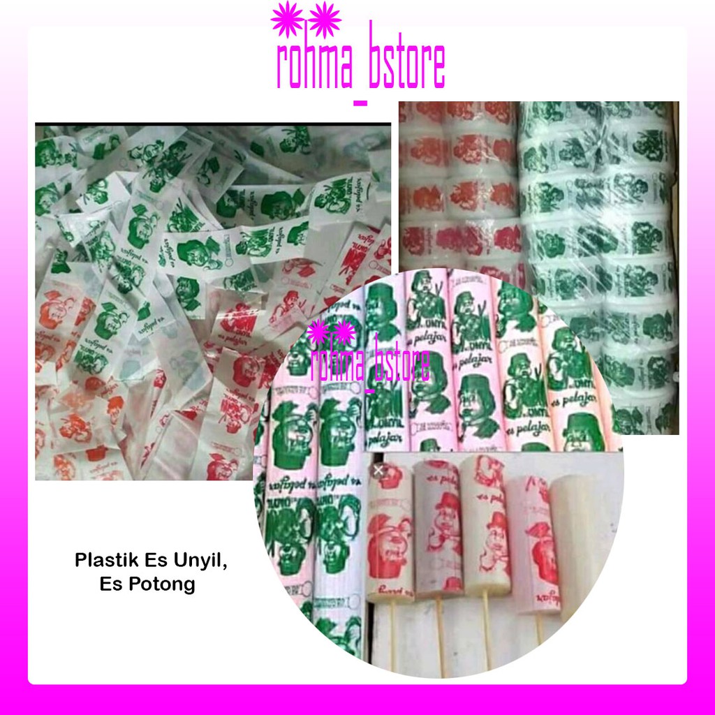 Plastik Es Unyil 15 meter - Plastik Es Potong - Plastik Es - Plastik Kemasan Es - Plastik