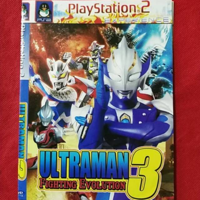 Terlaris kaset PS2 experience ULTRAMAN 3 FIGHTING EVOLUTION