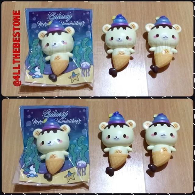 YUMMIIBEAR GALAXY MERMAID SQUISHY (SALE )