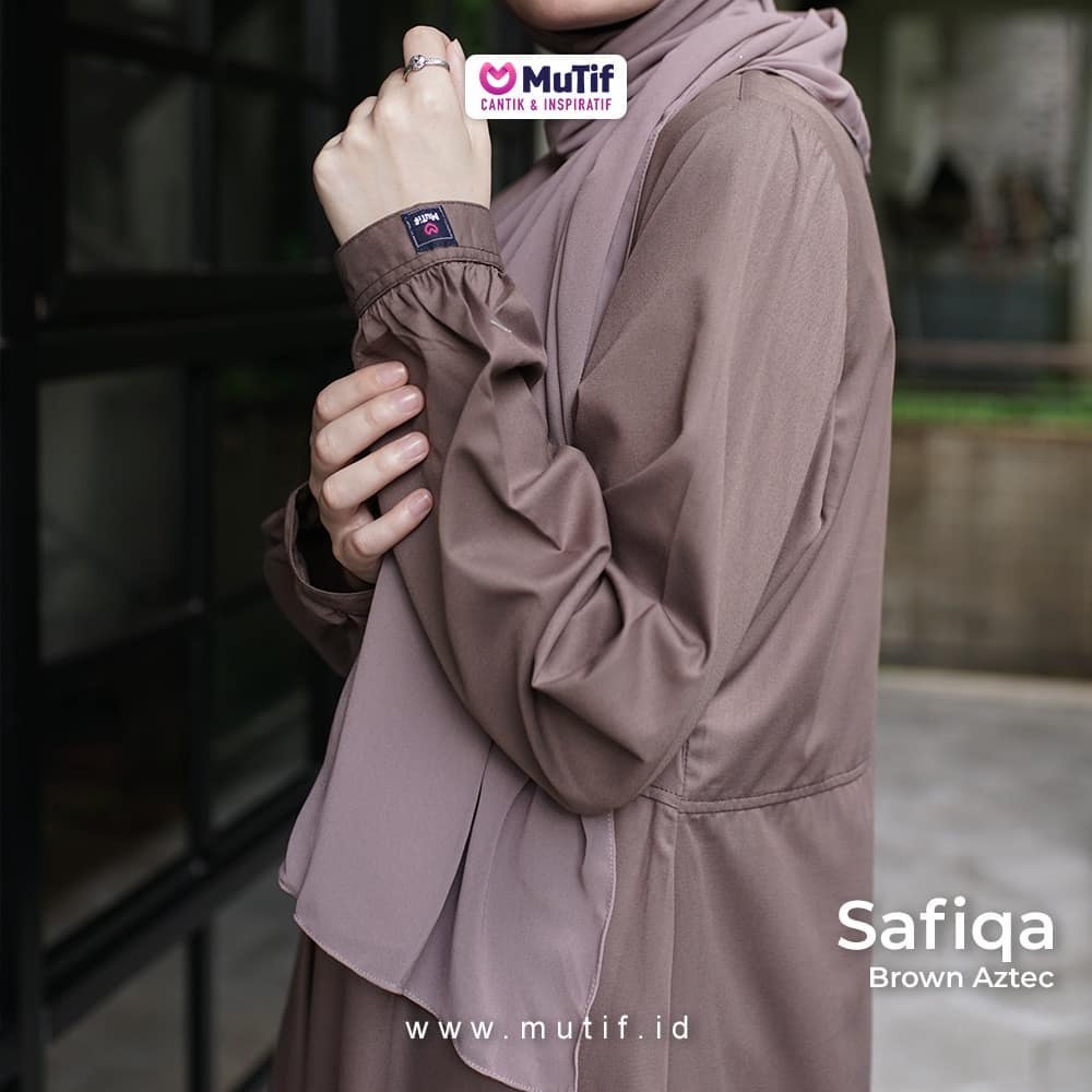 GAMIS SAFIQA BY MUTIF / GAMIS TERBARU / GAMIS SAFIQA BROWN AZTEC / MUTIF SAFIQA / GAMIS MUTIF TERBAR