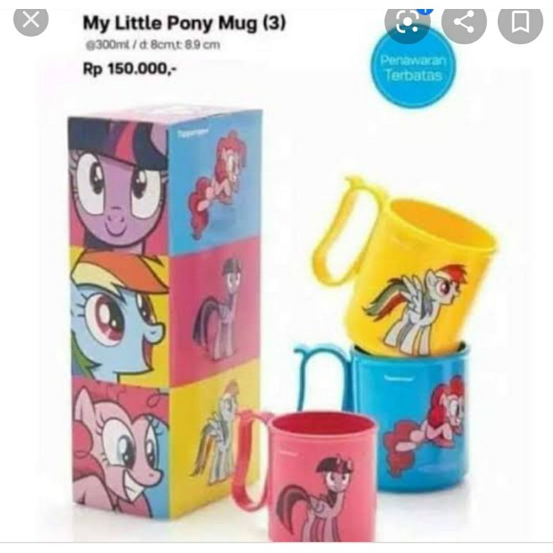 tupperware mug little pony