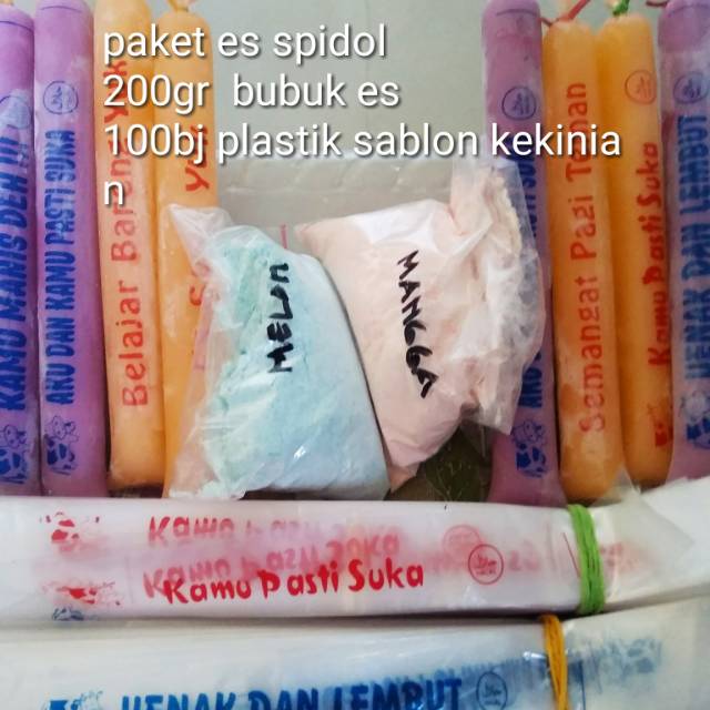 

PAKET ES SPIDOL/BUBUK ES 200gr