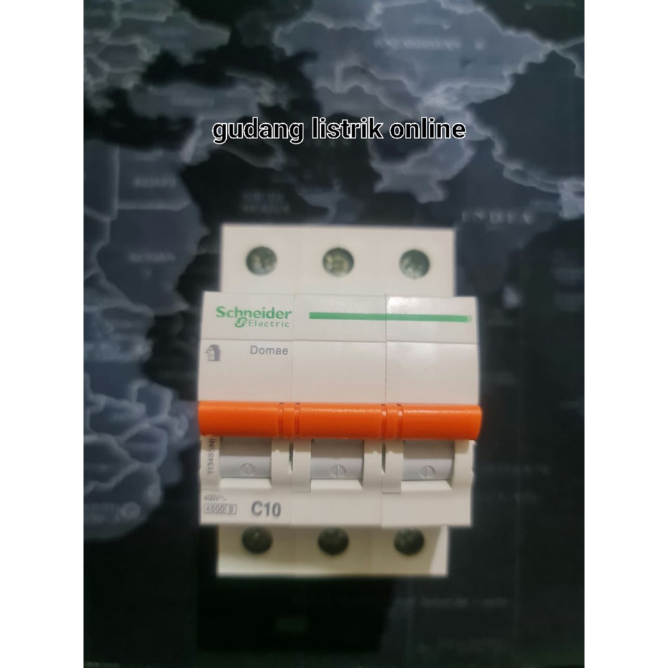 MCB SCHNEIDER 3 PHASE 3P 10A, 16A, 20A, 25A, 32A MCB SCHNEIDER 3 PHASE