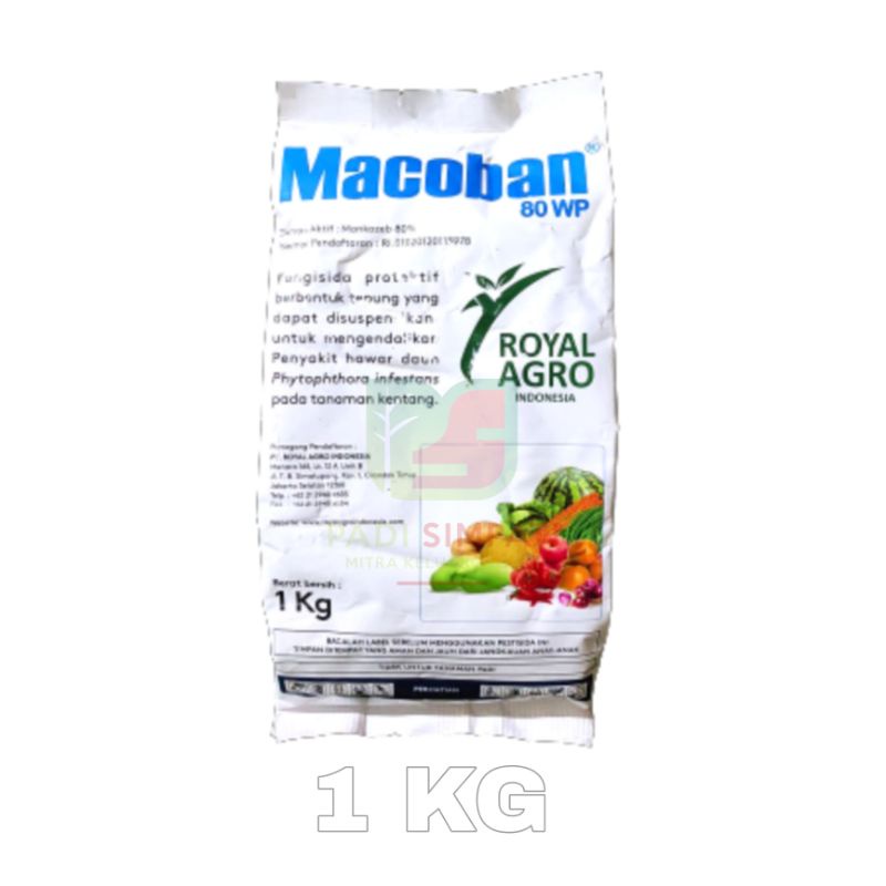 Fungisida MACOBAN 80WP 1-KG