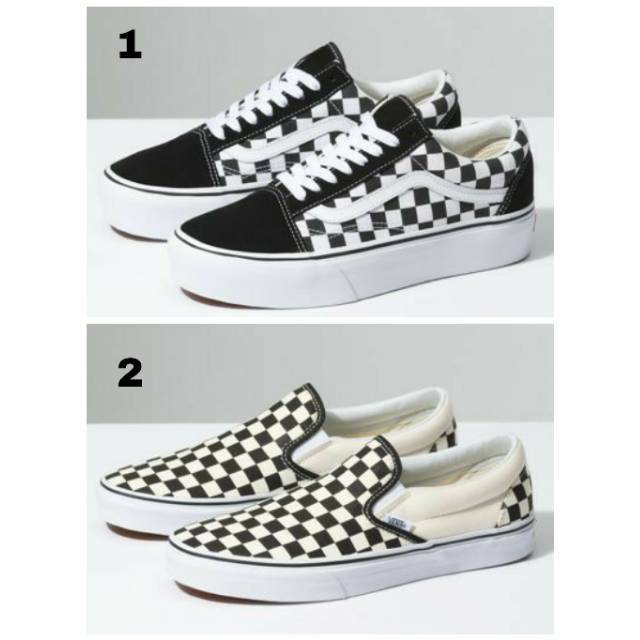 (BISA COD) VANS OLDSKOOL PREMIUM BLACK WHITE WAFFLE DT VIETNAM SEPATU VANS OLD SKOOL SNEAKERS VANS