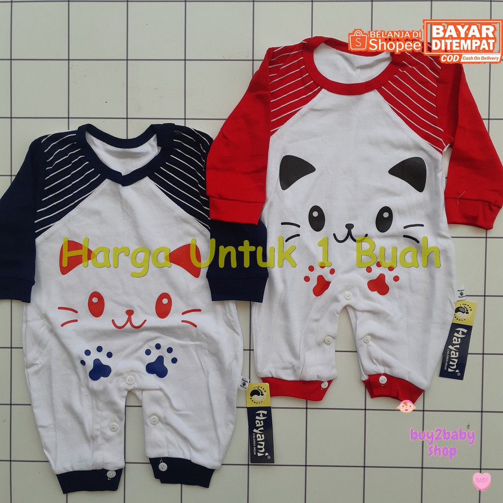 Jumper Panjang Bayi HAYAMI Karakter Kitty Catty Series 0-3 Bulan 1 PCS