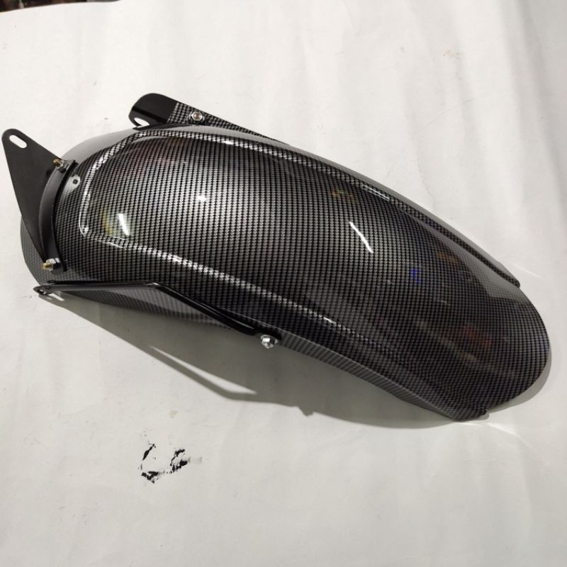 Hugger Yamaha aerox lexi nemo karbon spakbor belakang mudguard pelindung lumpur