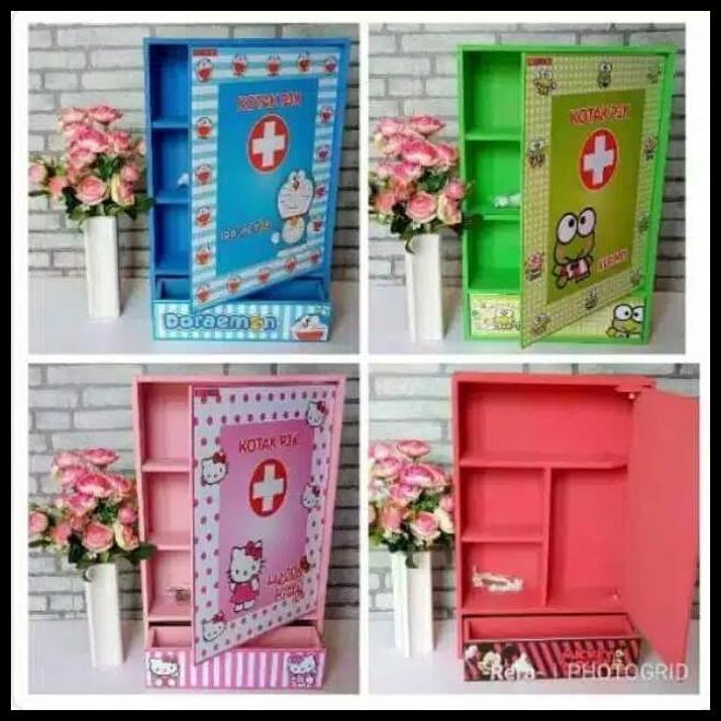Box Penyimpanan Obat - Kotak Obat P3K Karakter