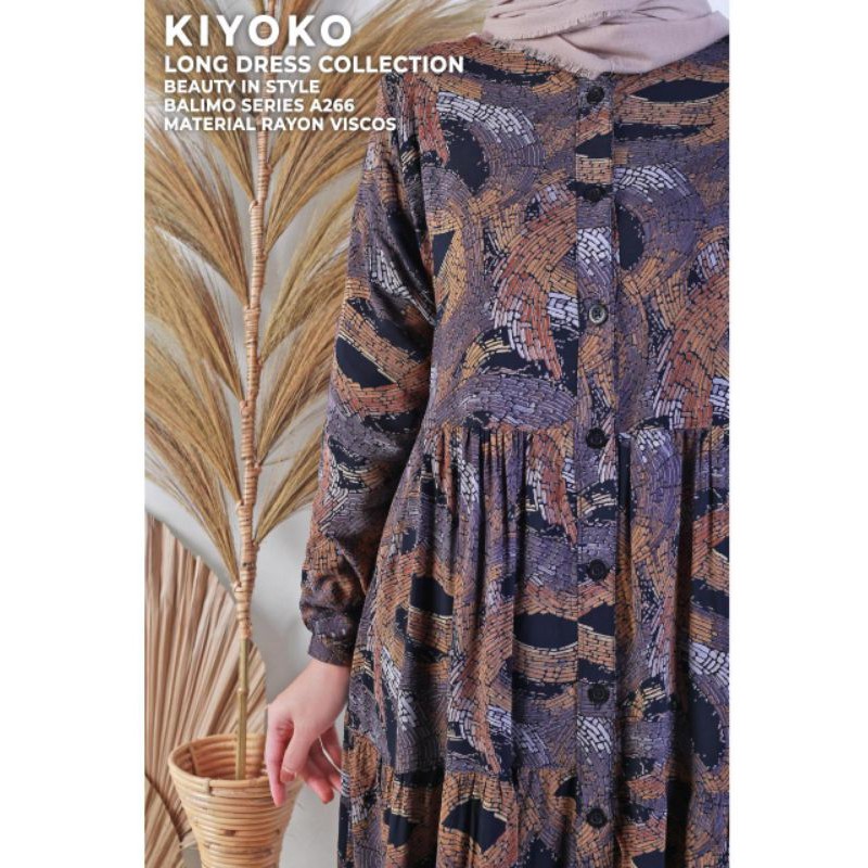 Dress Muslim by Balimo Fashion KIYOKO dress rayon viscose