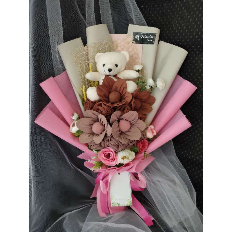 buket wisuda/ buket hijab/ buket jilbab/ buket bunga