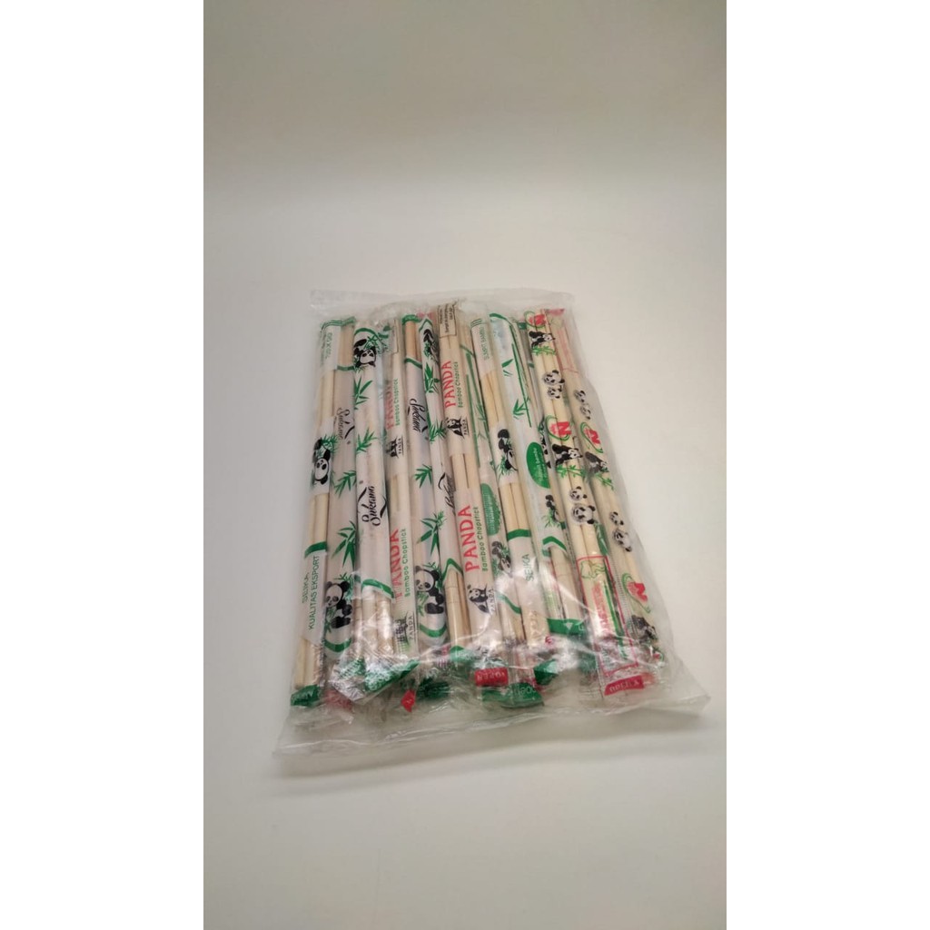 Sumpit Makan Sumpit Bambu Panda Plus Tusuk Gigi Sumpit kayu Bakmie