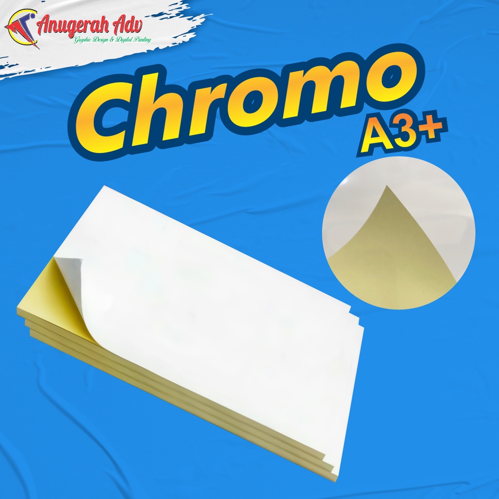 

STICKER CHROMO HVS A3+ | STIKER CROMO HVS A3+ | BAHAN STICKER CHROMO HVS A3+ (31x47cm)