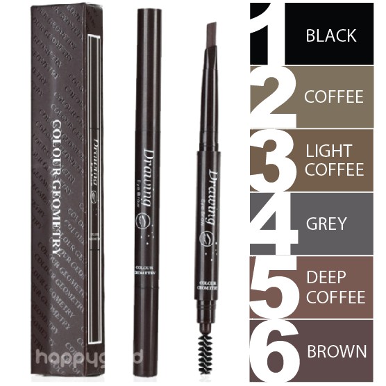 LAMEILA 7 Colors Double Heads Eyebrow Pencil Lasting Eyebrow Pen (Waterproof)