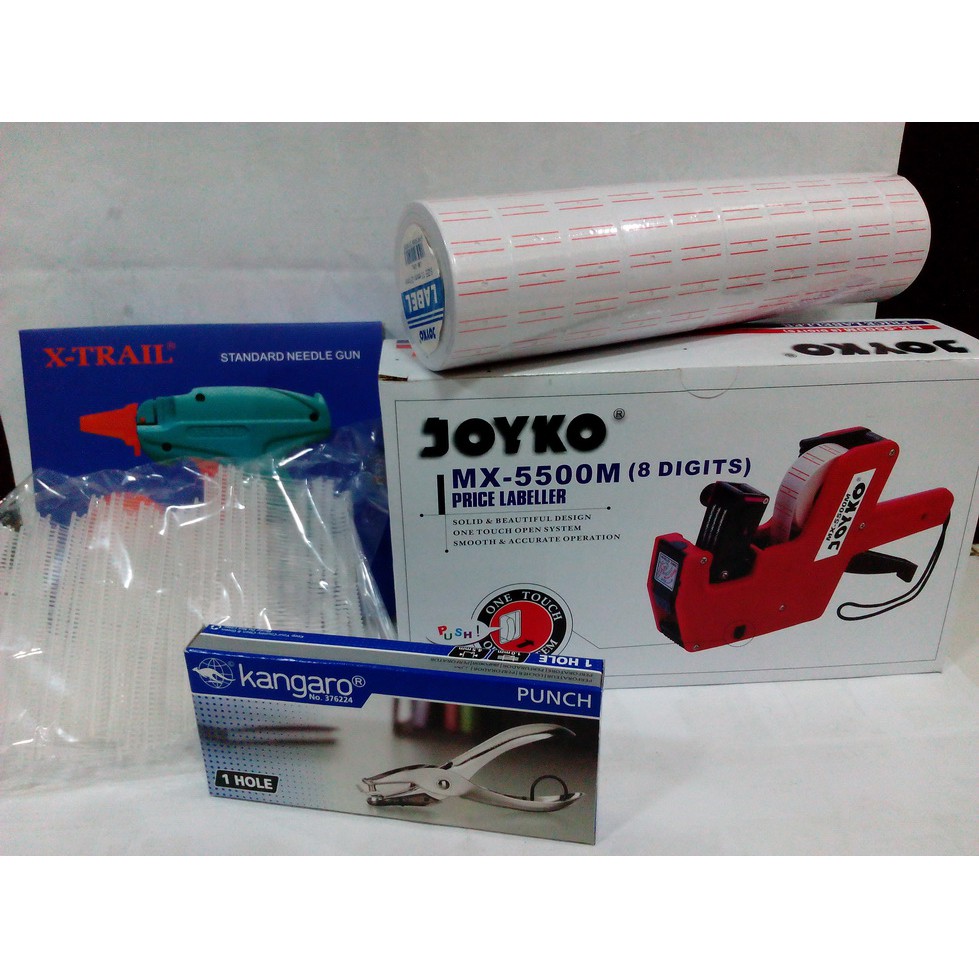 

Paket dagang baju - Price labeller alat harga + Tag Gun + pembolong kertas | murah set lengkap