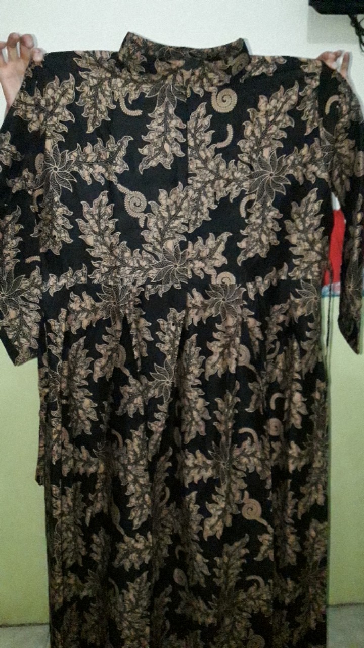 Gamis Batik Manggar, Padi,sekar,cantik,kubis,kipas,daun