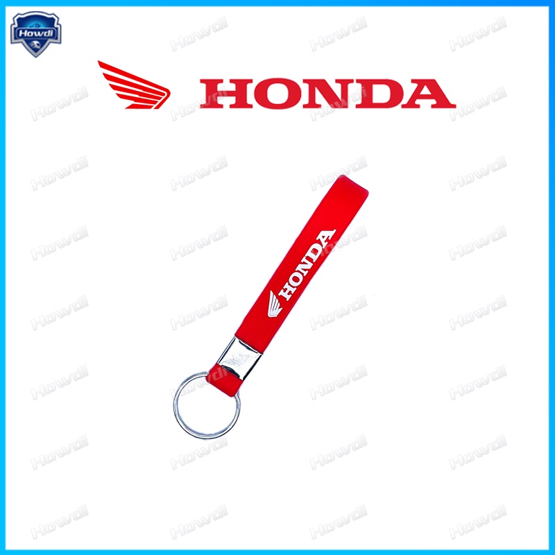 Gantungan Kunci Mobil Bahan Silikon Dengan logo Honda