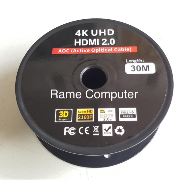 KABEL HDMI 2.0 4K UHD HDMI ACTIVE OPTICAL CABEL 30M - 40M - 50M - 60M