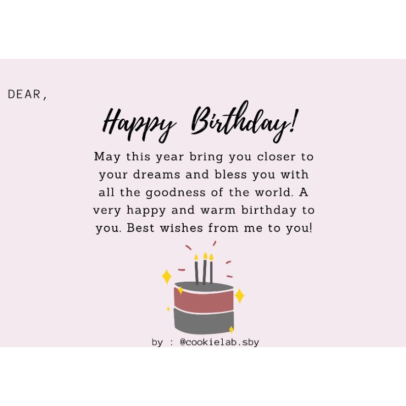 

Birthday Card