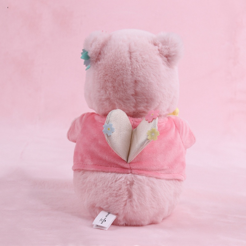 Disney Genuine Cartoon Cherry Blossom Winnie The Pooh Doll Pink Pooh Bear Plush Toy Winnie The Pooh Gift Kawaii Stuffed GK Toys