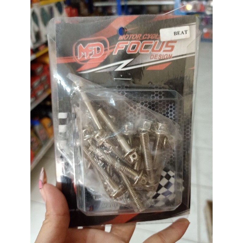 Baut Probolt Cvt Beat Scoopy Vario Baut Probolt Thailand Cvt Crome Chrome Beat