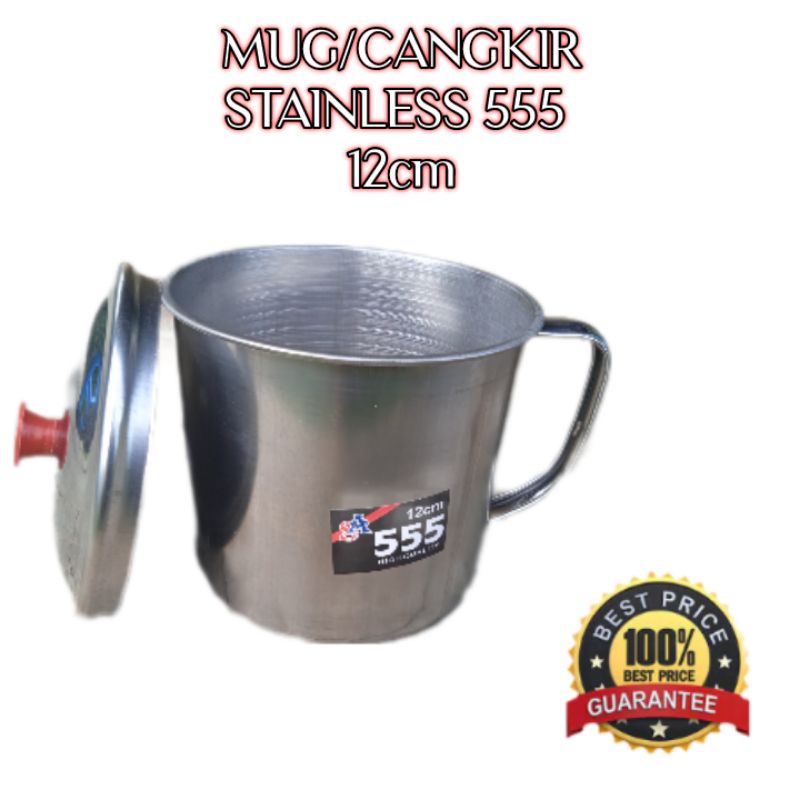 MUG CANGKIR STAINLESS 555