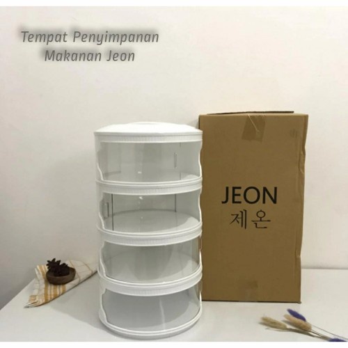 RAK MAKANAN 4 SUSUN JEON PUTIH - GROSIR UNITED SURABAYA