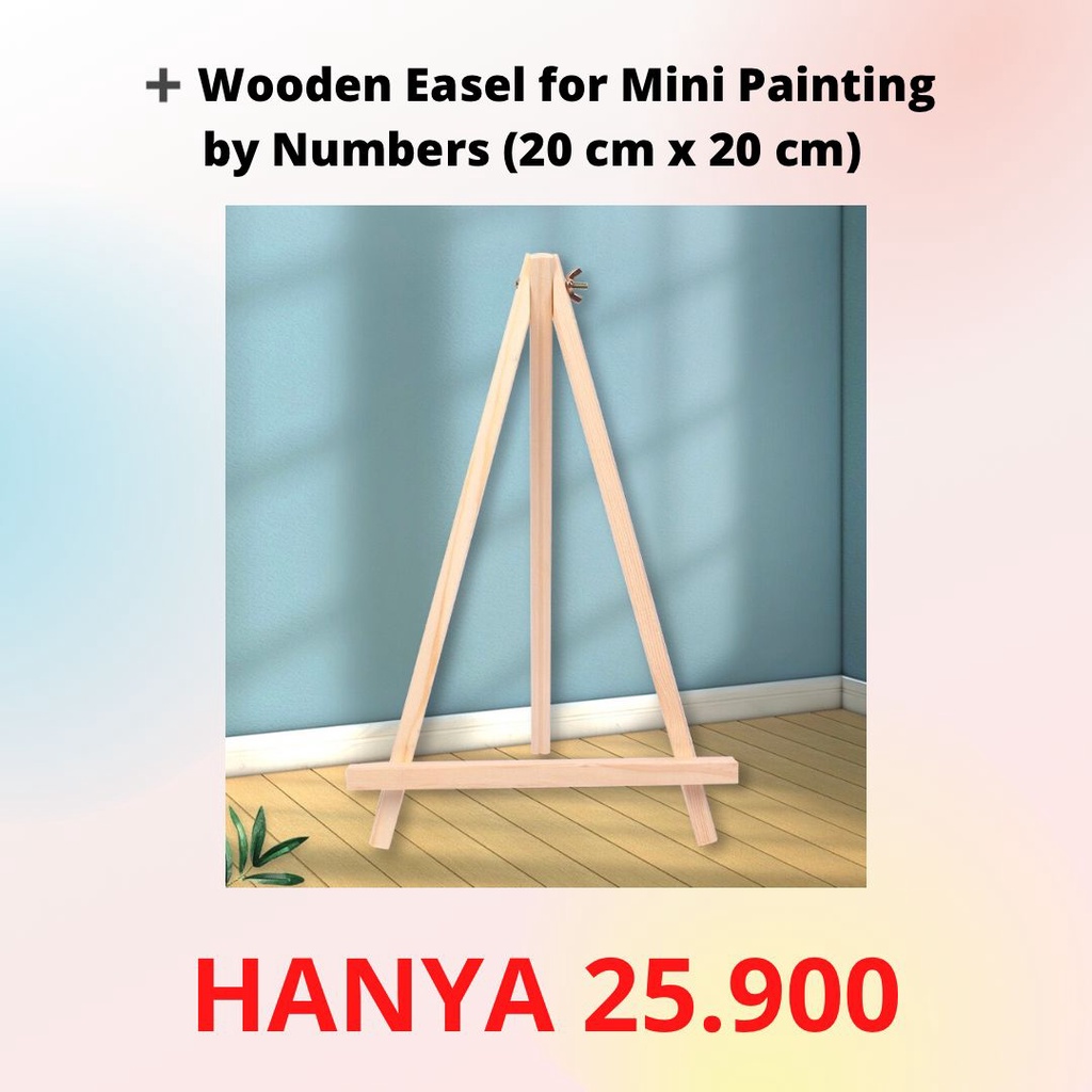 Simply Craft ID - Paint By Number 20x20cm Best View Series DIY Painting Kit Mewarnai Lukisan with Wooden Frame  / Hampers Lebaran  / Hadiah Ulang Tahun / Hadiah Untuk Teman / Souvenir