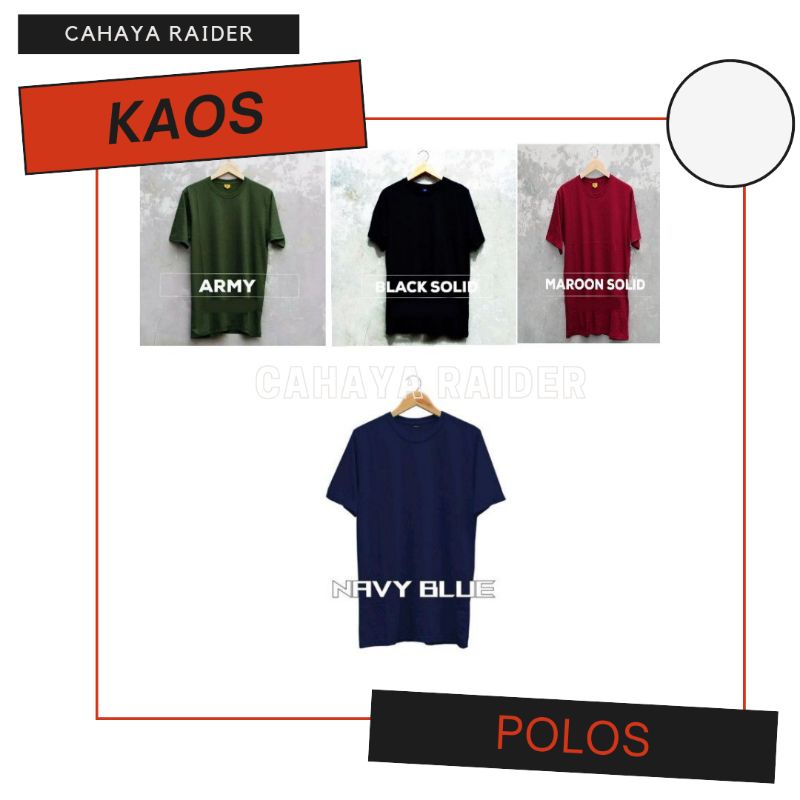 Craider-Kaos Polos Murah catton premium