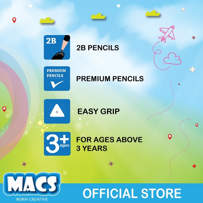 

tulis-alat-paket- macs pensil 2b premium segitiga -paket-alat-tulis.