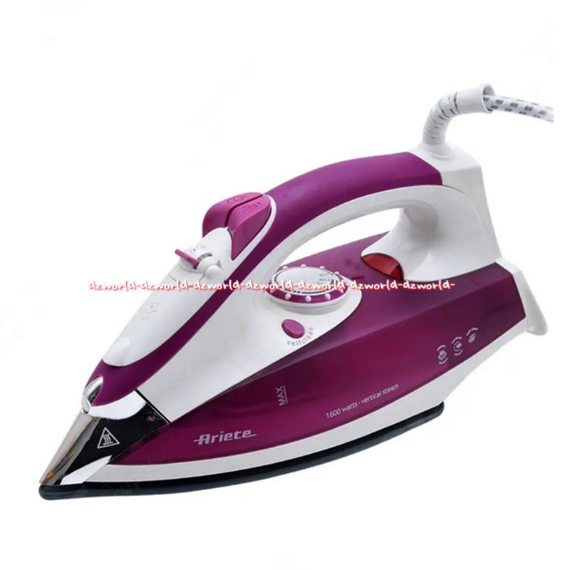 Ariete Setrika Uap Alat Gosok Baju Iron Steamer Ariette Strika Steam Ungu Purple Stimer Ariette