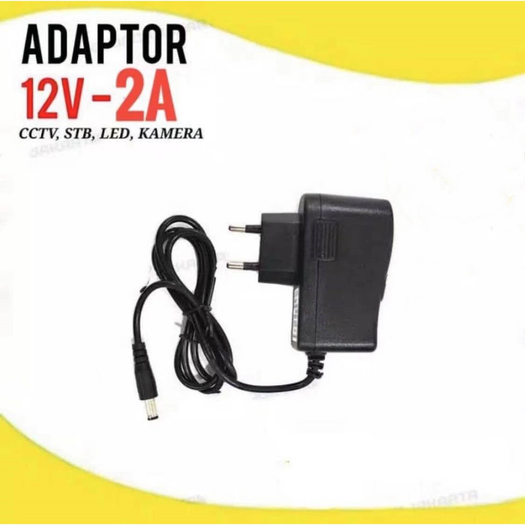 Adaptor trafo 2A12V 24w Power Supply untuk kamera CCTV STRIP