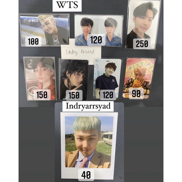 WTS BTS OFFICIAL ALBUM PHOTOCARD