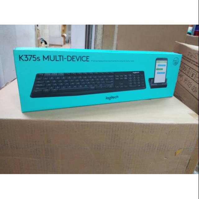 Logitech Keyboard K375s Multi Device And Stand