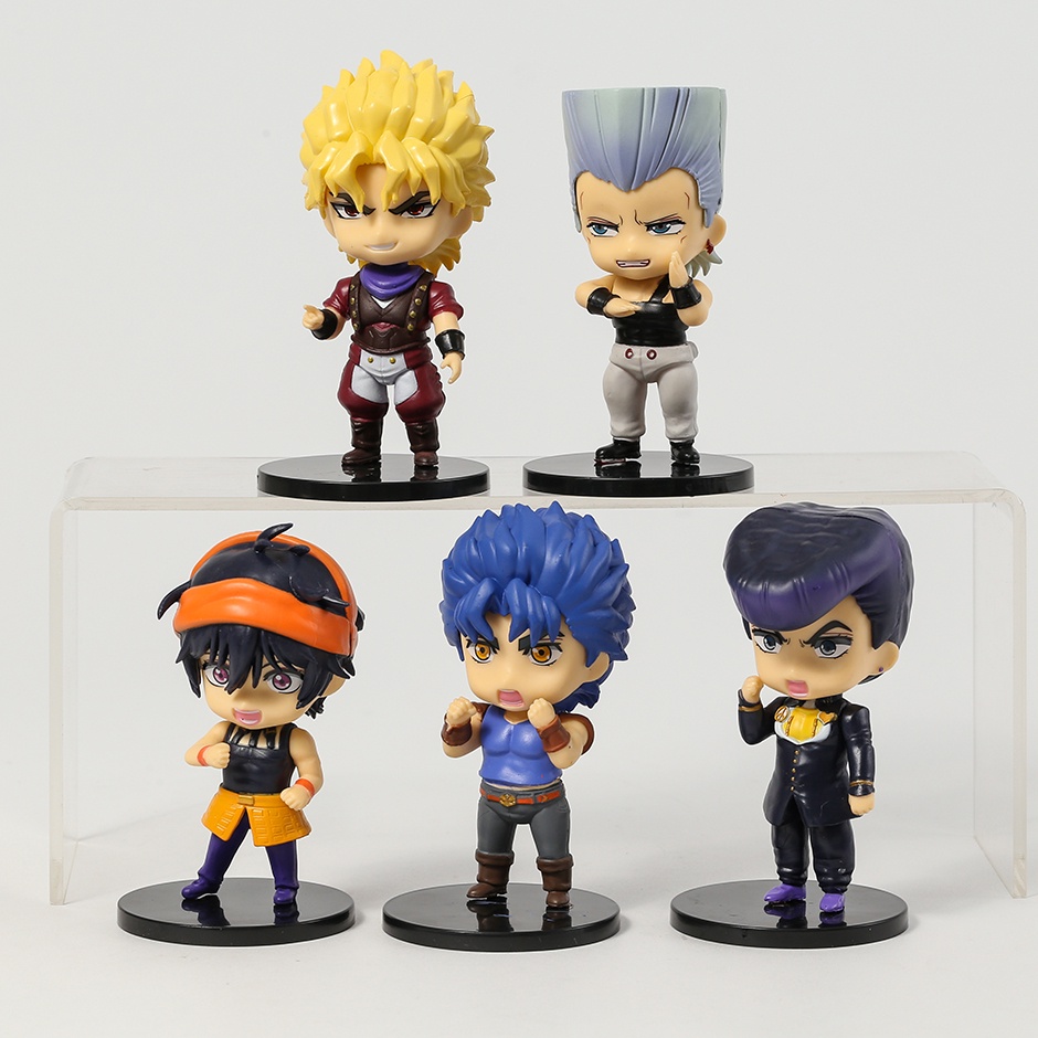 5 pcs/set Action Figure set Anime Jojo Bizarre Adventure Higashikata