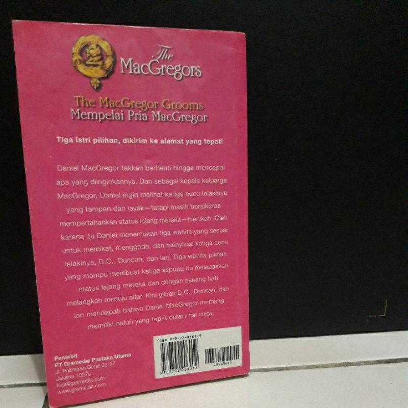 The MacGregprs Grooms; Mempelai Pria MacGregor By Nora Roberts-1