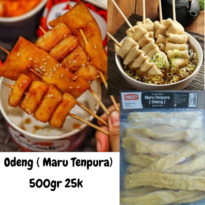 

FISH CAKE Odeng geezy Maru Tenpura/ Korean Fish Cake (Geezy)/ ODENG 500gr