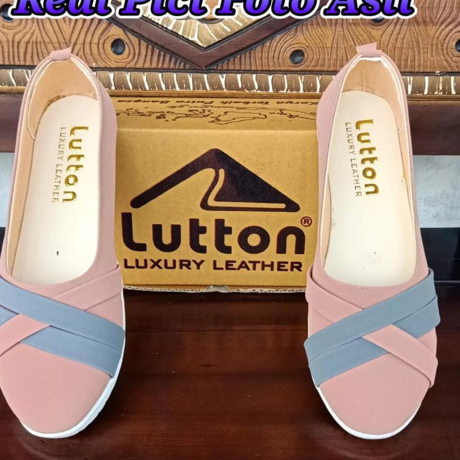 GRADE PREMIUM LUTTON - sepatu wanita muda - SEPATU FLATSHOES LT 01 %