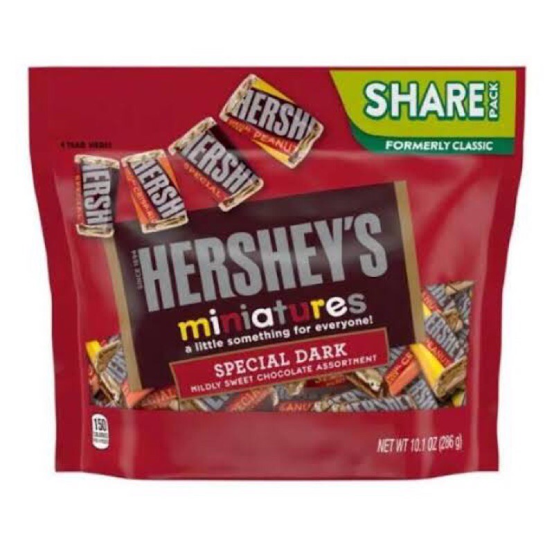 

hershey’s dark miniatures