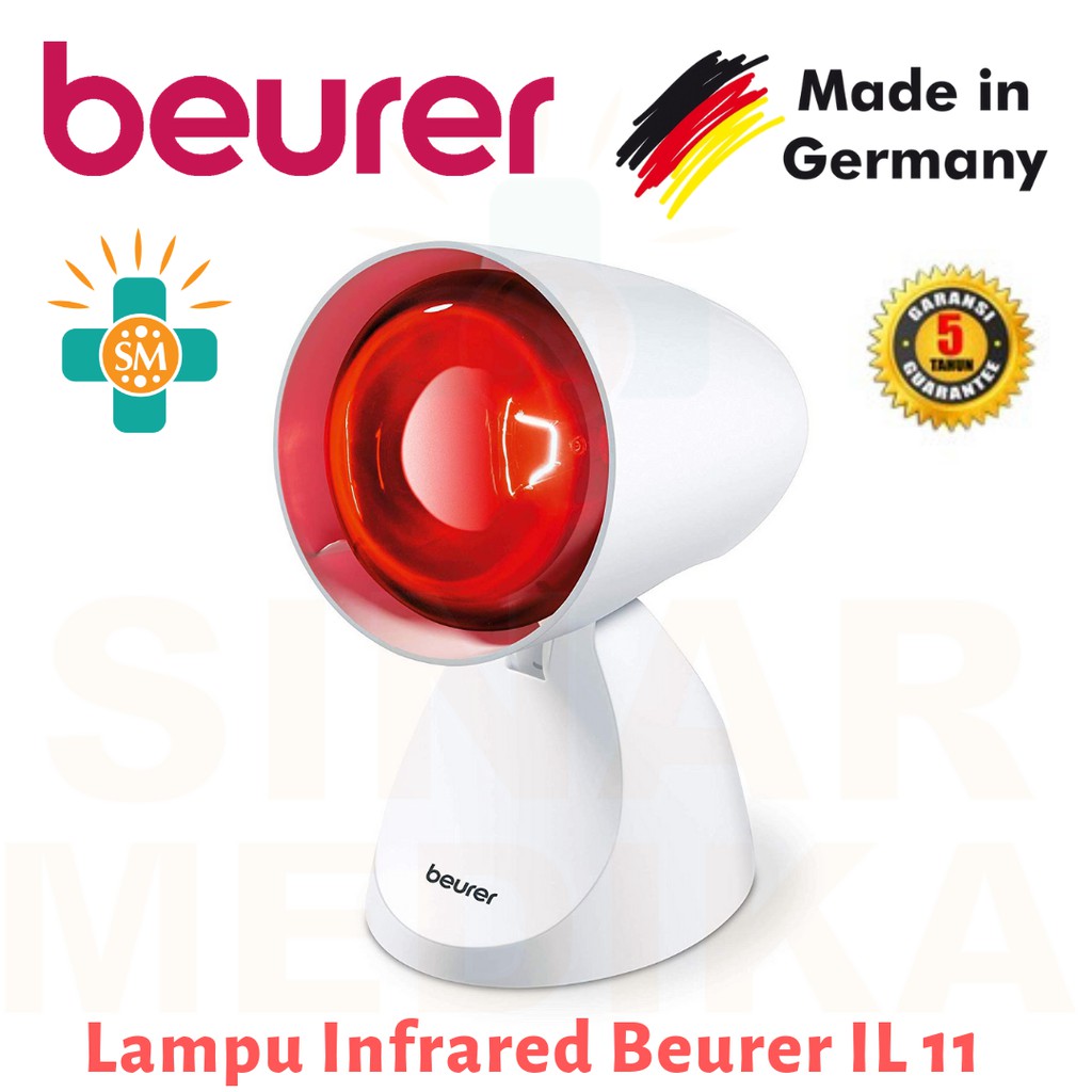 LAMPU INFRA MERAH BEURER . INFRARED BOHLAM PHILIPS , INFRAMERAH / RED UNTUK NYERI OTOT / LBPP