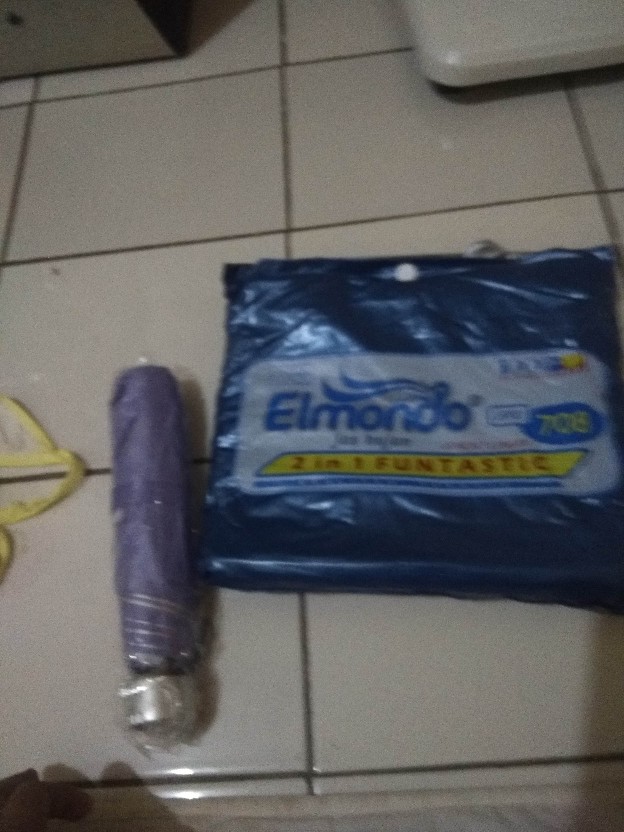 Payung Lipat 3 Silver Polos Warna