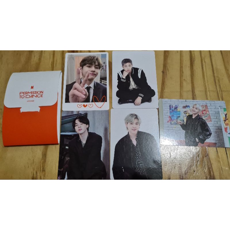 BTS PHOTOCARD PTD ON STAGE