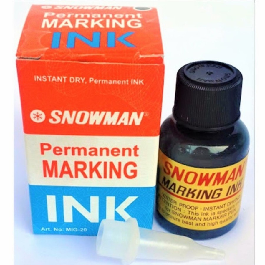 

Refill Tinta Spidol Permanent Marker SNOWMAN G-12