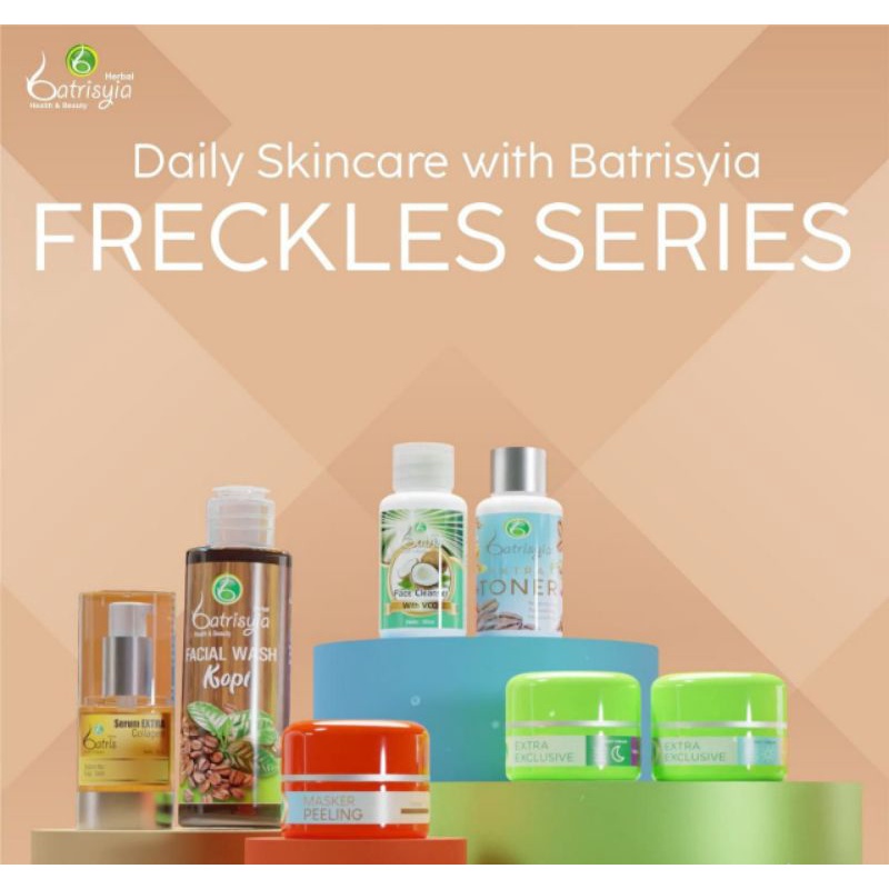 Paket skincare batrisyia herbal/acne series batrisyia/normal series batrisyia/ reguler series batrisyia/gold series batrisyia/ freckles series batrisyia / paket skincare jerawat batrisyia