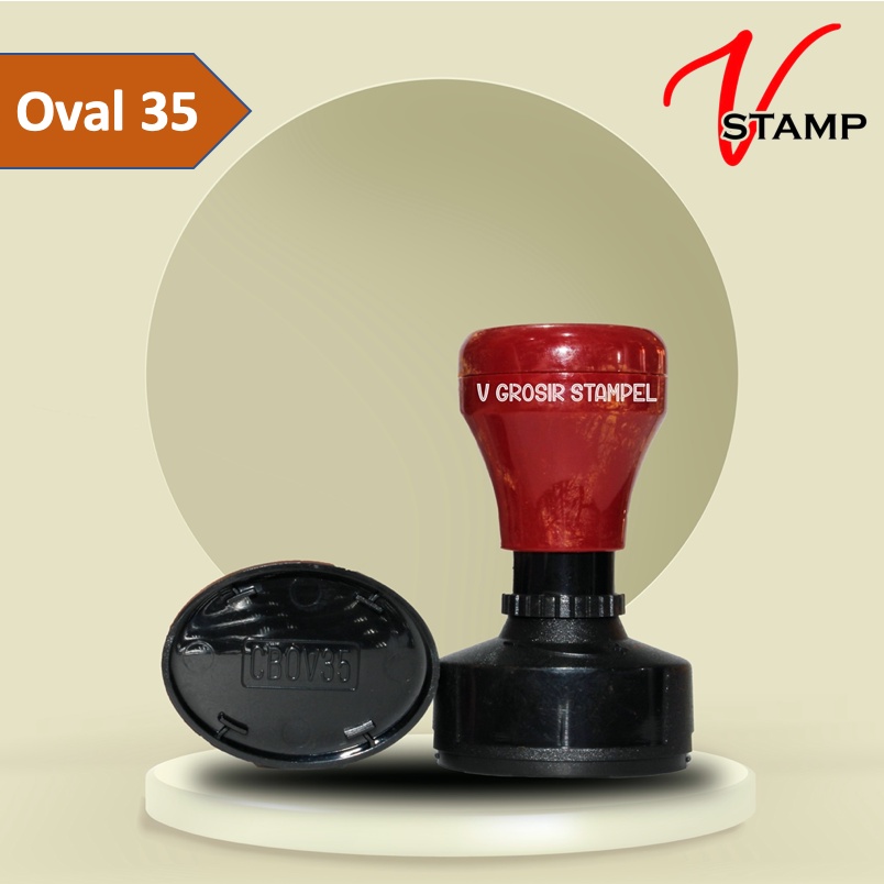 

Gagang Stempel Warna Oval Ukuran 35 mm / GROSIR BAHAN STEMPEL FLASH CB OVAL 3,5 CM / GAGANG STEMPEL WARNA
