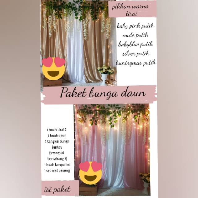 Dekorasi tunangan