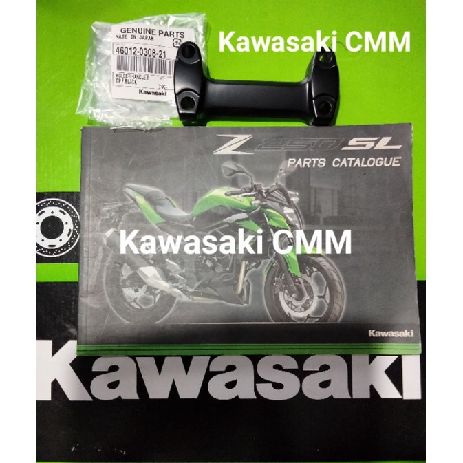 Raiser stang pipa ninja z250sl. Original Kawasaki.